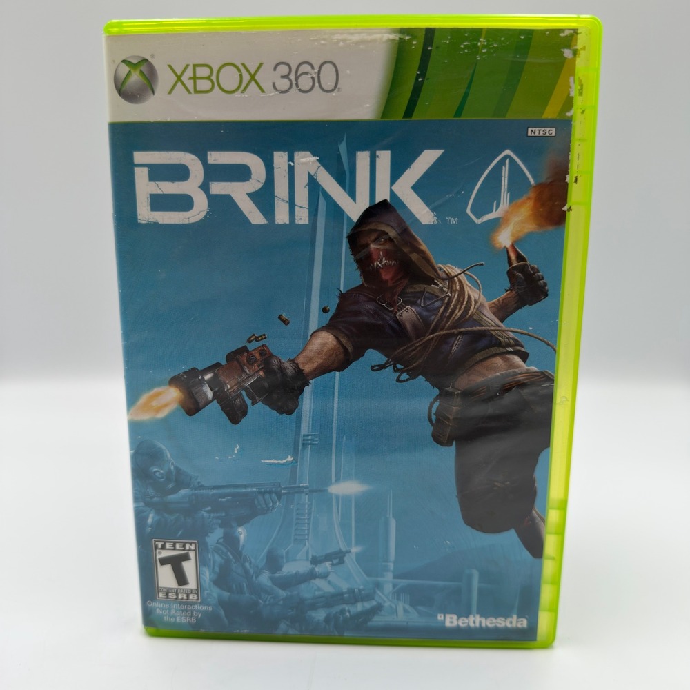 Brink Xbox 360 Bethesda Softworks FPS Video Game Complete with Manual CIB